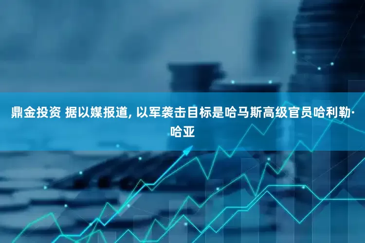 鼎金投资 据以媒报道, 以军袭击目标是哈马斯高级官员哈利勒·哈亚